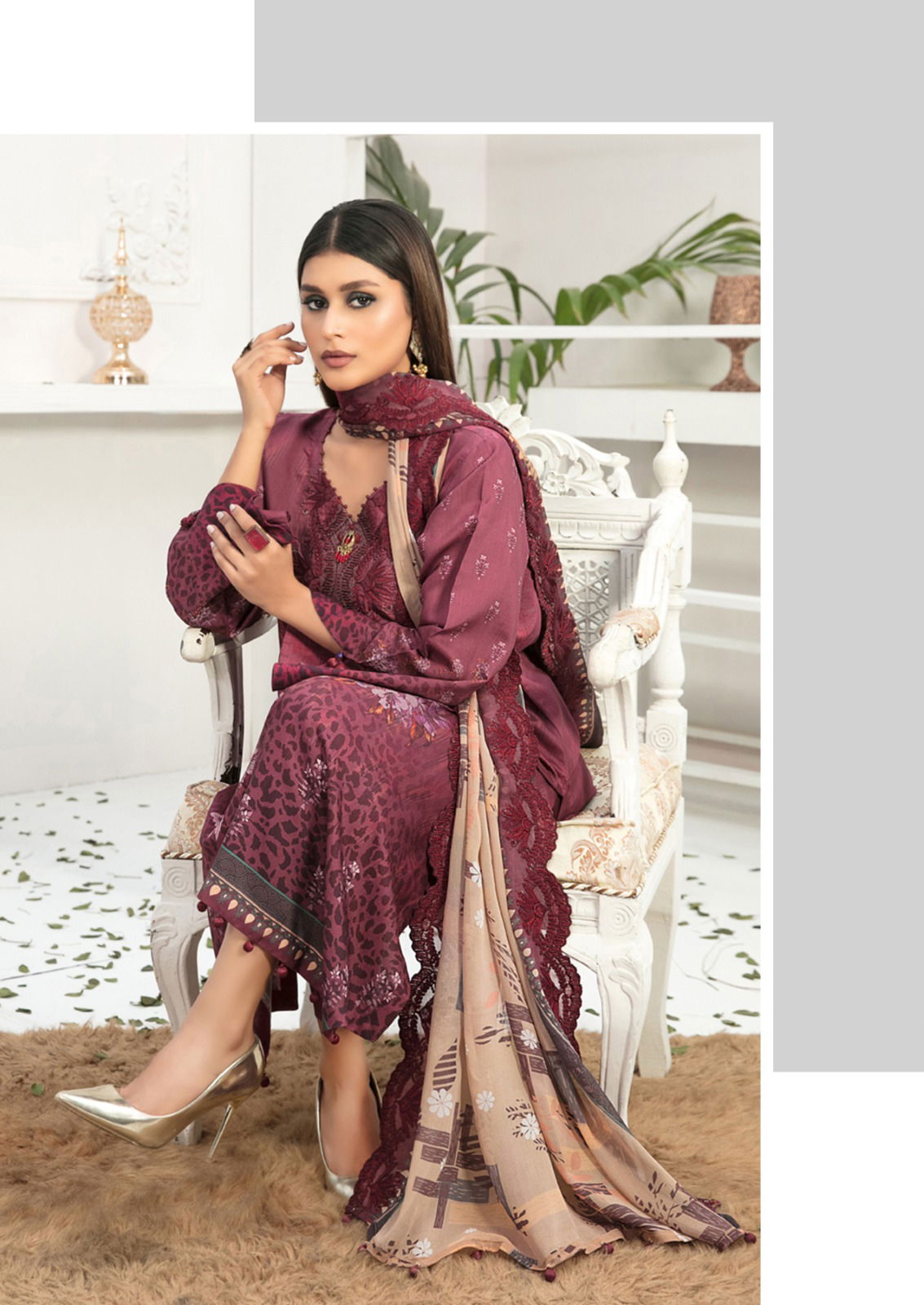 Mumtaz Karachi Queen Vol 8 By Madhav Karachi Cotton Dress Material